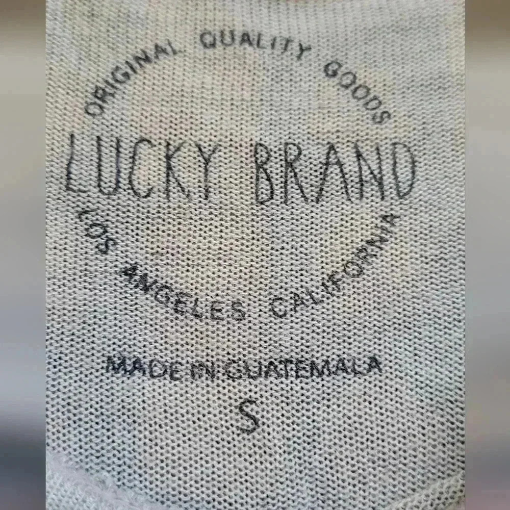 Lucky Brand Womens light gray Indian Mural T-shirt women's size Small - Picture 13 of 13